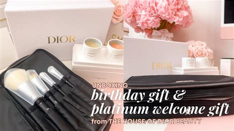 dior platinum birthday gift|dior birthday gift free.